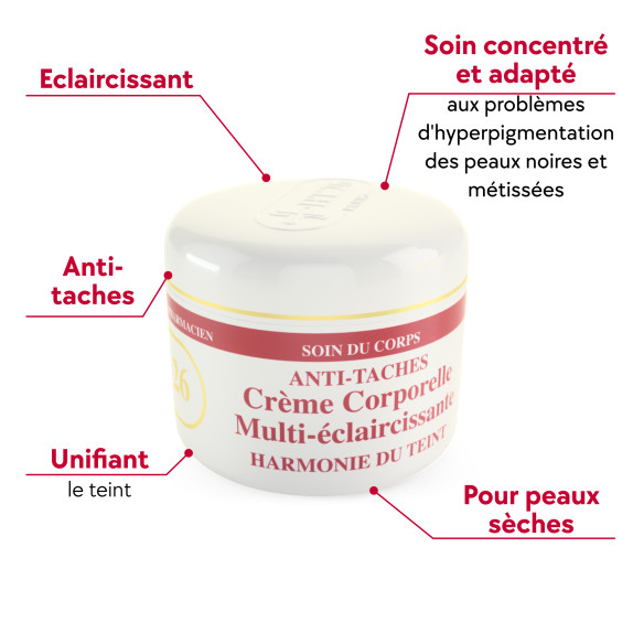 - Crème Corporelle Multi-Éclaircissante -