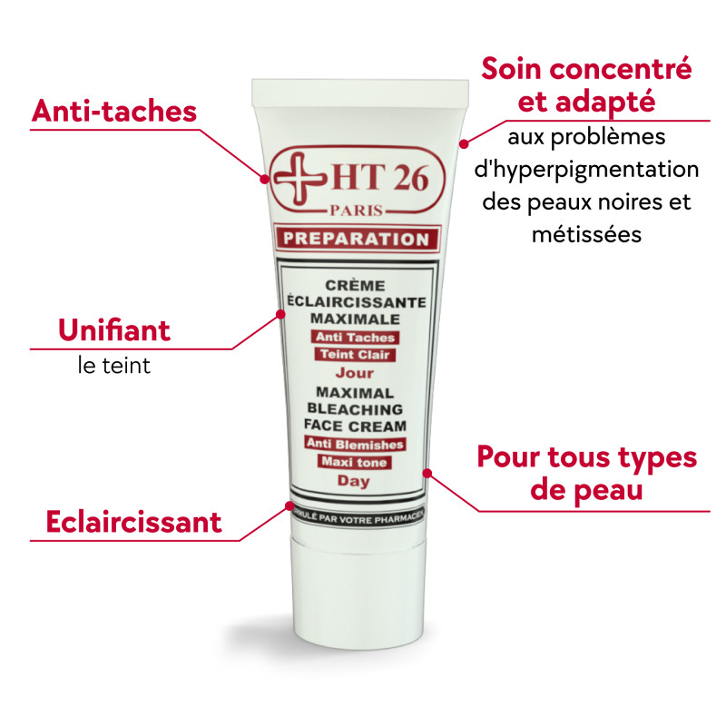 Crème éclaircissante Visage ANTI FARDS 10g - Anti-taches, Anti-mélasma, Fabriqué En Thaïlande