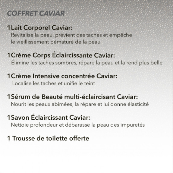 - Coffret Caviar -