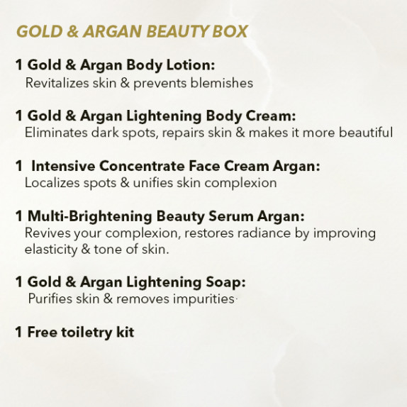 "Coffret Or et Argan"