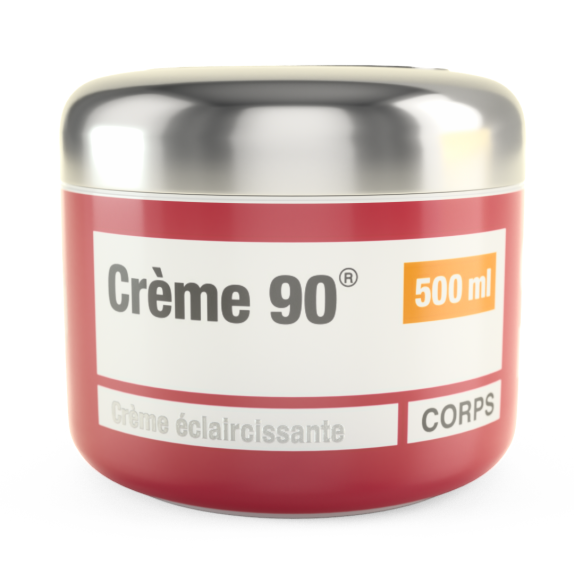 Crème pot 90 corps