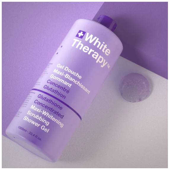 Gel Douche Maxi-Blanchissant Gommant Concentré Glutathion