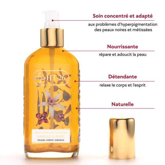 Huile de Massage Vanille & Musc