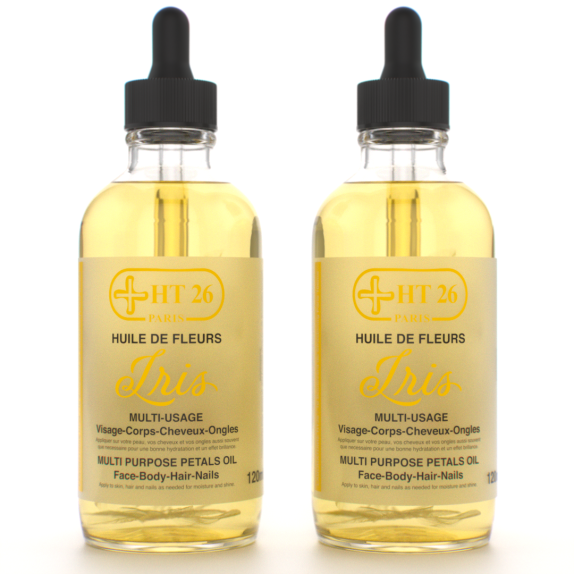 Iris Flowers Petals Oil