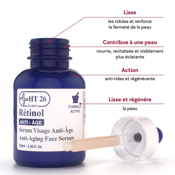 Sérum Visage Anti-Âge Rétinol