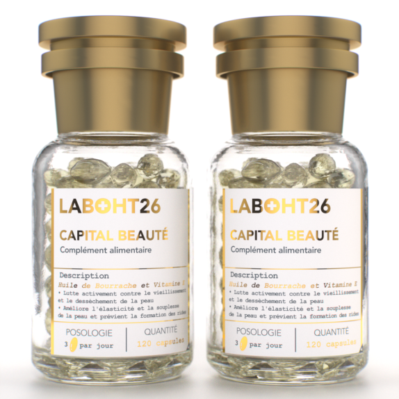 2 Capsules À L'Huile De Bourrache + 1 offert