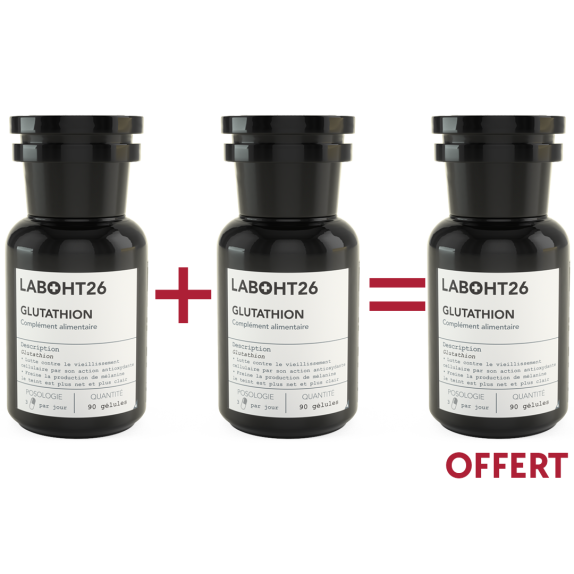 2 Glutathion Gélules Éclaircissantes + 1 offert