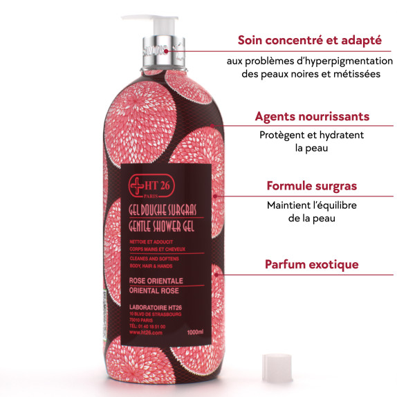 Gel Douche Surgras Rose Orientale