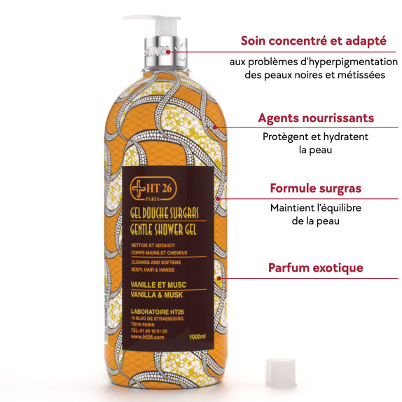 Gel Douche Surgras Vanille & Musc