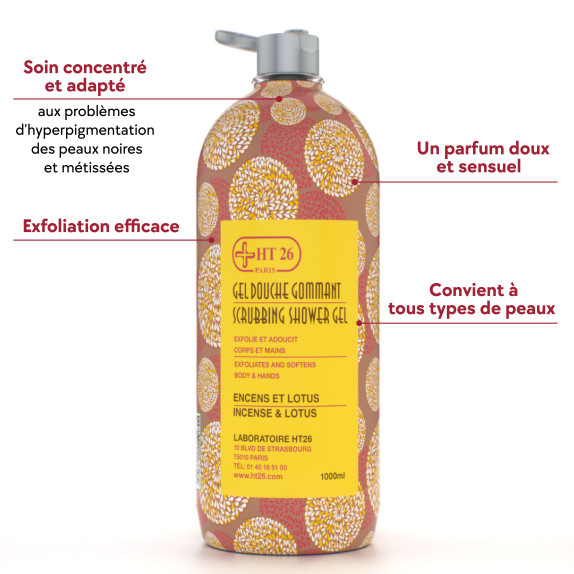 Gel Douche Gommant Encens & Lotus