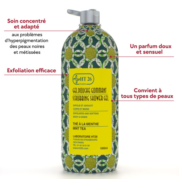 Gel Douche Gommant Thé à la Menthe