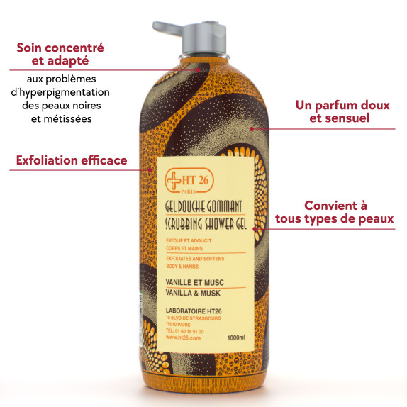 Gel Douche Gommant Vanille & Musc
