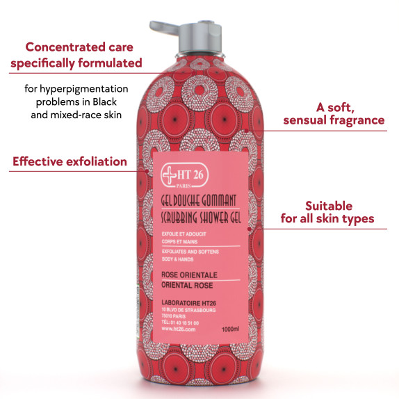 Gel Douche Gommant Rose Orientale