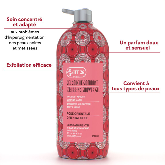 Gel Douche Gommant Rose Orientale