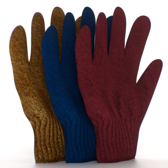 2 Gants De Gommage Doux